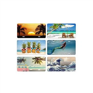 Unikāla alumīnija automašīnas numura zīme