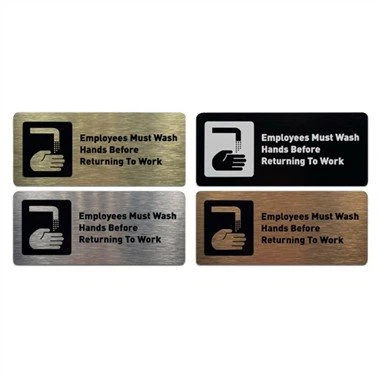 Nomazgājiet rokas, zīme biznesam